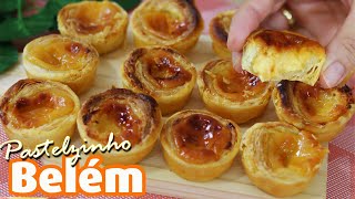 PASTELZINHO DE BELÉM DO HABIB´S ou PASTEL DE NATA  SUPER FÁCIL  DOCINHOS PORTUGUESES Dika da Naka [upl. by Andeee931]