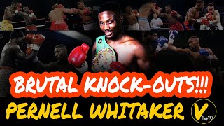 10 Pernell Whitaker Greatest Knockouts [upl. by Olia257]