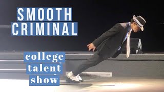 Smooth Criminal school talent show performance w lean by Jonny Cruz [upl. by Niroht248]