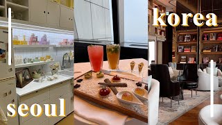 korea vlog ⛅🪐  exploring seouls tallest building shopping stationery stores hotel tour [upl. by Ayotas]