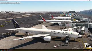 Full flight Microsoft Flight Simulator 2020 PMDG 777300ER OMDBOEJN 4k max settings [upl. by Gimpel229]