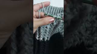 Crochet stitch fpdc amp bpdc crochet handmade shorts reels slowstitching [upl. by Nomrac537]