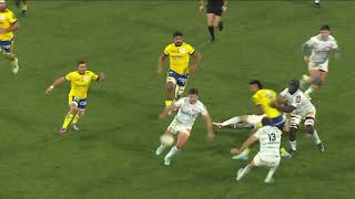 TOP 14  Essai de Bautista DELGUY ASM  ASM Clermont  Racing 92 [upl. by Ayar]