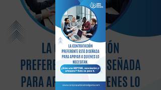 La contratación preferente debes conocerla para realizar tus procesos de compraspublicas sercop [upl. by Gnut865]