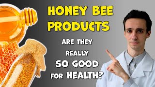 Honey Bee Products honey propolis royal jelly bee pollen Are they really good for health [upl. by Ymiaj]