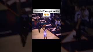 🤯 basketball bball nba hoops ballislife trending zionwilliamson zion block fyp [upl. by Koss]