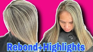 HOW TO REBONDHIGHLIGHTS AND COLOR  Chading [upl. by Arit]