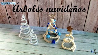 CÓMO HACER ÁRBOLES DE NAVIDAD ORIGINALES MUY FÁCILES [upl. by Mcquoid]