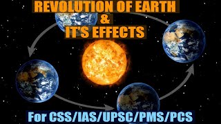 Movement of Earth Part2  Revolution amp its Effects  For CSSIASUPSCPMSPCS  اردوहिंदी [upl. by Dorison]