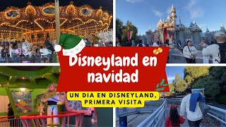 Vlog de viaje 🚗un día en Disneyland 🏰🎄 [upl. by Edward]