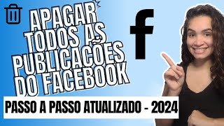 Como Apagar Todos os Posts do Facebook [upl. by Aztiray]