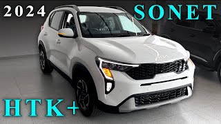 KIA Sonet HTK 2024  Features  Price  Mileage  Interior  Exterior [upl. by Yrrot]