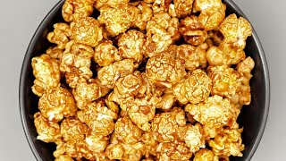 Make Caramel Popcorn in Minutes  the Delicious Easy Way [upl. by Ahsikcin162]