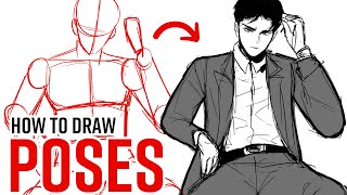 How to Draw ANY Pose You Want WITHOUT Learning Anatomy [upl. by Rogerson]