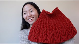 arieknits Ep 48  Lots of New Cast Ons  Fika Pullover Progress [upl. by Lytsirhc]