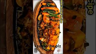 Veg Sizzler Recipe 👈❤️ how to making sizzler recipe viralvideo shorts Sizzlerrecipe trending [upl. by Gader]