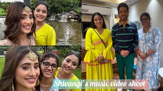 ￼Shivangi’s Music Video Shoot  Shivangi Joshi  Gurdas Maan Sir  Chandigarh [upl. by Aikaz]