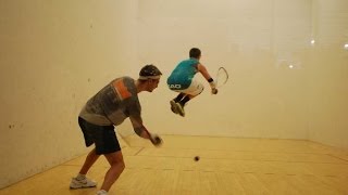 Game 1 Granberg vs Barth 2014 MN Racquetball State Finals [upl. by Annaehs26]