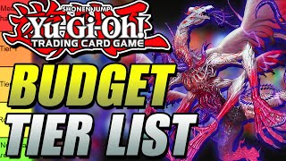 Yugioh Budget Tier List  Post 25th Anniversary Tin Dueling Mirror Tins [upl. by Ahsaelat]