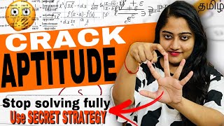 Study only these topics to clear APTITUDE ROUND in SMART wayதமிழ்🔥🚀 APTITUDE PREPARATION GUIDE [upl. by Eimile]