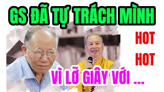 🔴 MỚI  GS HOÀNG CHÍ BẢO ĐÃ HỐI HẬN VỤ TT THÍCH CHÂN QUANG [upl. by Gnilsia]