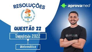 UERJ 2022  Matemática  Questão 22 [upl. by Ailahk33]