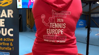 Les jeunes espoirs du tennis européen reviennent à BarleDuc [upl. by Rosio]