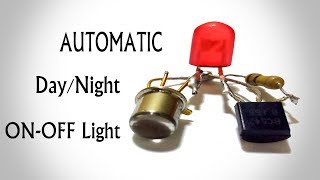 Automatic On And Off Light Circuit using Phototransistor [upl. by Nivrag]