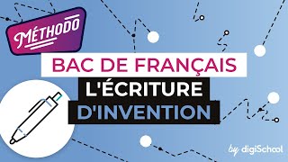 Lécriture dinvention  méthodologie bac de français [upl. by Ullman178]