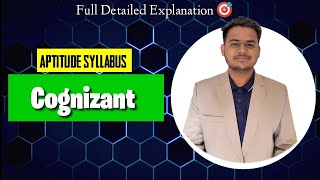 Cognizant Aptitude Syllabus  Cognizant Round 2 Syllabus [upl. by Shirk189]