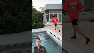 prank funny pool comedy [upl. by Anesusa]