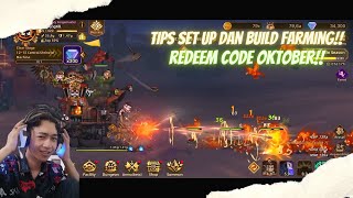 Fortress saga Indonesia  Tips build set up Farming dan redeem code [upl. by Oknuj]