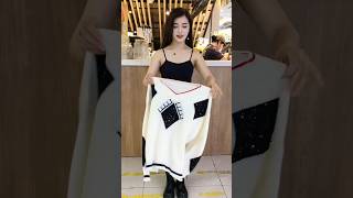 White formal v neck warmer for ladies trendingfashion fashiontrends [upl. by Gona]