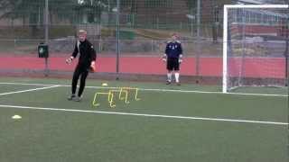 Individual goalkeeper training  Individuell målvaktsträning Goeras [upl. by Bork615]