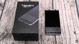 Blackberry KEYone Unboxing And First Impressions [upl. by Atsedom]