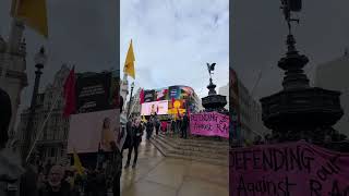 Too many people at Piccadilly Circus London Street Walk 4K [upl. by Russia]