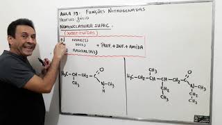 Aula 39 Funções nitrogenadas  Amidas [upl. by Donohue]