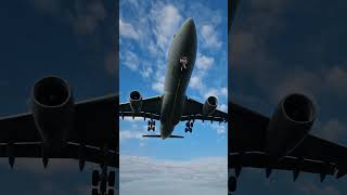 royalairforce airbus kc3  a330  landing at RAF brizenorton [upl. by Yrogreg]