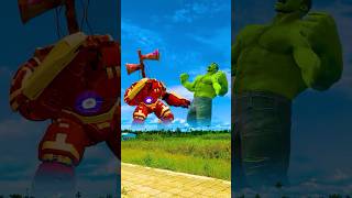 hulk fights siren head hulkbuster to avenge super manshorts [upl. by Nuli431]