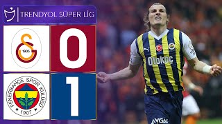 Galatasaray 01 Fenerbahçe  Fenerbahçe Daha Bitmedi Dedi   Süper Lig 37 Hafta [upl. by Caneghem]