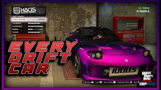 HERES ALL THE DRIFT CARS IN GTA ONLINE  GTA Online Chop Shop DLC [upl. by Threlkeld]