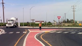 Caltrans News Flash 49  Central Valley Roundabouts [upl. by Hgierb750]