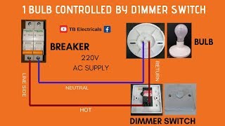 Electrical Tutorial Dimmer Switch Wiring and Installation TagalogTB Electricals [upl. by Henley]