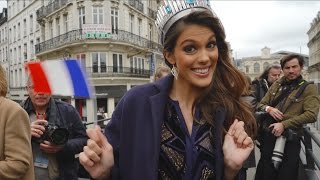 Miss Universe Iris Mittenaere Lille Parade [upl. by Onitsirc]