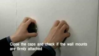 Samsung ultraslim wallmount installation [upl. by Weisbrodt]