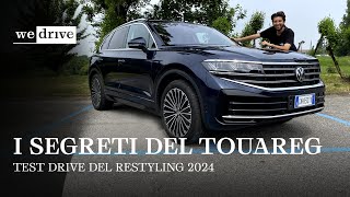 Volkswagen Touareg 2024  Test Drive tutti i SEGRETI del restyling [upl. by Annohs]