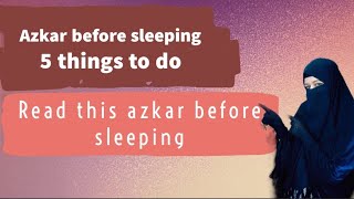 The Benefits of Azkar Before Sleeping [upl. by Gleda192]