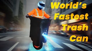 Worlds Fastest Electric Trash Can Inmotion V13 Pro [upl. by Nabi146]