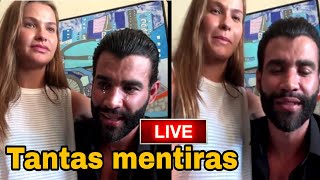 Gusttavo Lima abre Live quotrevoltadoquot com as mentiras e fake news criadas para ferir seu caráter [upl. by Lacee]