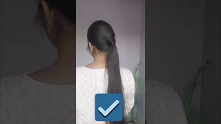 Try this ponytail hairstyle yt [upl. by Ilowell]